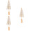 3 Pezzi Ombrello In Sposa Per Western Beige S 7
