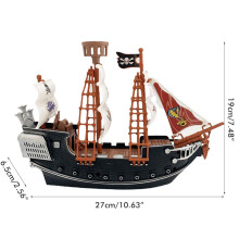 Kinder-Piratenschiff Spielzeugmodell 27*19*6,5 cm Wohnaccessoire