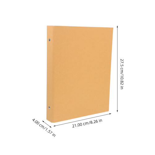 Copertina Per Raccoglitore In Kraft Ricaricabile Riutilizzabile 2