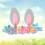 Kids Easter Rabbit Ear Headband Con Per 4