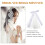 Elegant Sposa Corto Con Per Accessorio 7