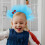 Blue Mesh Headband Per Adulti E , Accessorio Costume 6