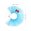 Blue Mesh Headband Per Adulti E , Accessorio Costume 2