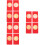 12 Pezzi Buste Rosse 2021 Regalo in Denaro Misto 7