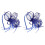 2 Pezzi Fascinator Sposa Cerimonia Fascia Per 4