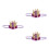 3 Cappello Primo Compleanno Rosa Viola 10