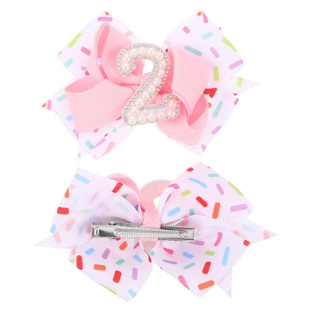 2 Pezzi Fermagli A Con Per E Ragazze-image