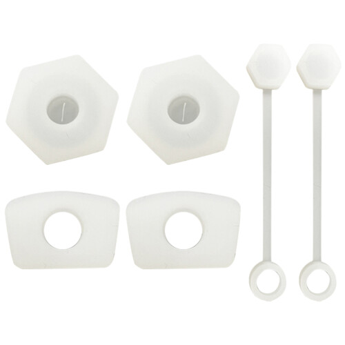 2 Set Tappi In Silicone Antigoccia Per Con Cannucce