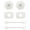 2 Set Tappi In Silicone Antigoccia Per Con Cannucce 2