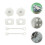 2 Set Tappi In Silicone Antigoccia Per Con Cannucce 4