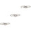 3 Pezzi Bracciale Magnetico Con Ciondoli In Cristallo 5