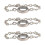 3 Pezzi Bracciale Magnetico Con Ciondoli In Cristallo 8