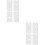 2 Set Adesivi Scheda Con Per 8