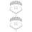 2 Set Pendenti Con Sposa E Collana A 5