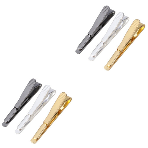 6 Pezzi Fermacravatta Per , Clip , , 2