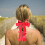 Bowknot Hair Rope Con Campanella E Bow Tie Per 6