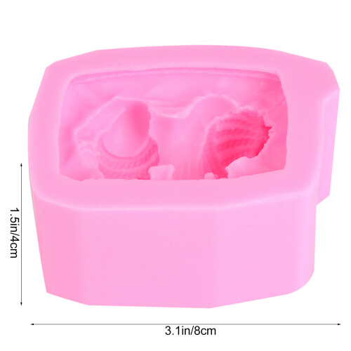 3 Pezzi Stampo Silicone Bambino Per Torta 2