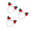 3 Pezzi Cerchietto Per Con Design Bambini Ragazze 9