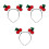 3 Pezzi Cerchietto Per Con Design Bambini Ragazze 7