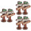 6 Pezzi Mini In Legno Per Micro Paesaggio 6