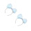 2 Pezzi Cerchietto Con Fiocco Illuminato Led Per Bambini Feste 4