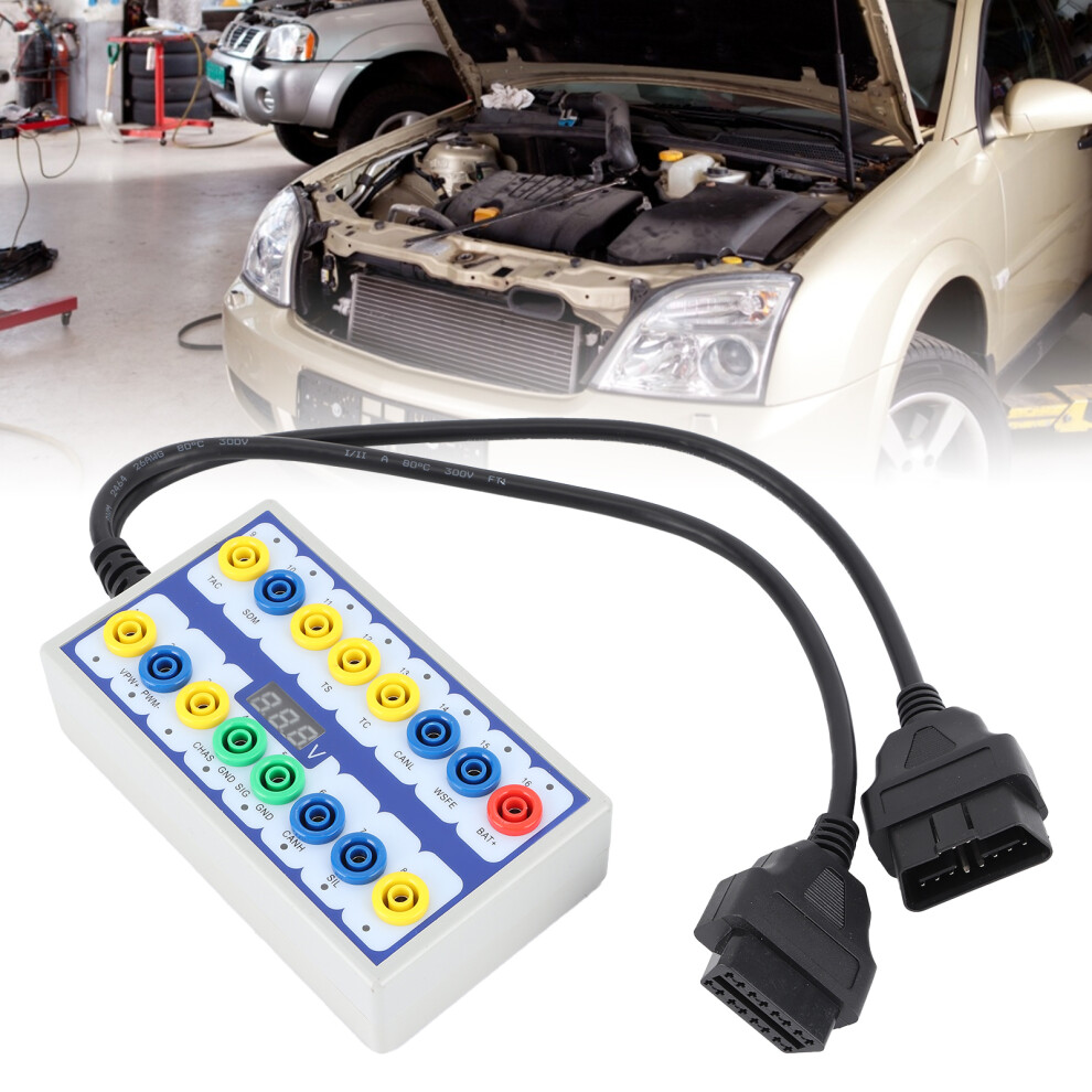 16-Pin Obdii Protocol Detector & Break Out Box For Car Diagnostics 4991360005841