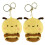 Plush Api Chiave Kawaii Portachiavi Realistico Per 9