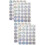4 Fogli Adesivi Scratch Off Rotondi Con Glitter Te 7