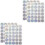 4 Fogli Adesivi Scratch Off Rotondi Con Glitter Te 3