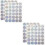 4 Fogli Adesivi Scratch Off Rotondi Con Glitter Te 6