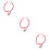 3 Pezzi Natalizio Bangle Per 10