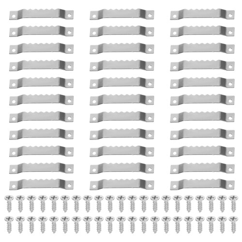 100 Pezzi Gancio A Dentata Per Sospensione E