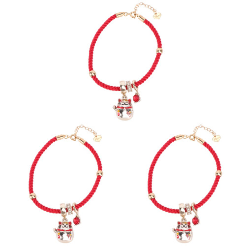 3 Pezzi Natalizio Bangle Per 2