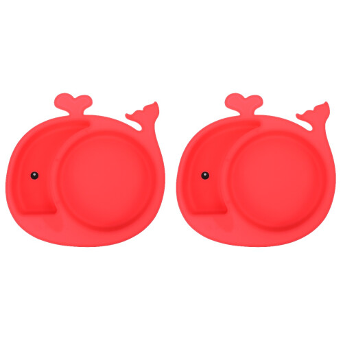 2 Piatto In Silicone Con Ventosa Per Alimentazione 1