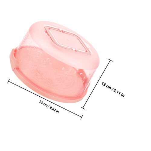 2 Pezzi Portatorta Con E Chiusura Rotonda Vassoio Per Cupcake 1