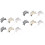 12 Pezzi Fascia Con Happy New Year Per 4