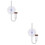 2 Set Diffusore In Acrilico CO2 Per Piante Acquatiche 7