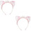 Fascia Per Con Orecchie E Ragazza 2 Pezzi 8