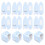 50 Pezzi Scatole Per Muffin E Cupcake Unicorno In 1