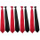 8 Pezzi Cravatte Con Clip Per Uniformi Ufficio E 6