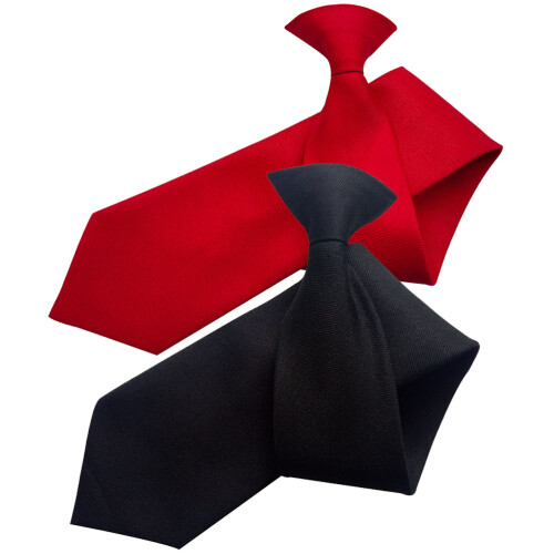 8 Pezzi Cravatte Con Clip Per Uniformi Ufficio E 2