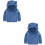 2 Pezzi Cappotto Cappuccio 80 Cm 6