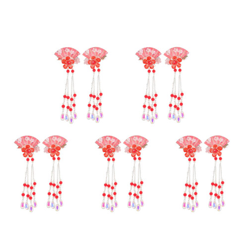 10 Pezzi Fermagli Per Con Fiori E Nappina 2