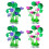 3 Set Da 4 In Resina Per Rosa Viola 1