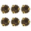 18Pcs Coffee Alloy Decorative Suit Buttons Stylish Clothes Replacement 2