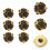 18Pcs Coffee Alloy Decorative Suit Buttons Stylish Clothes Replacement 11