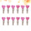 48 Pcs Prendedores Amor Madeira Diy Acessório 6