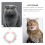 Hand Knitted Pet Collar Flower Shape Cat Accessory 8