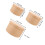 3Pcs Redonda Papel Machê Com Tampa Para Artesanato E 2