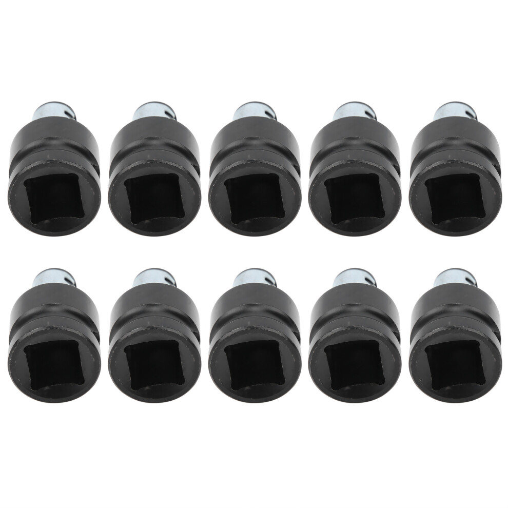 10Pcs 1/2In To 1/4In Square To Hex Socket Adapter Set For Electric Wrench 3131360008270